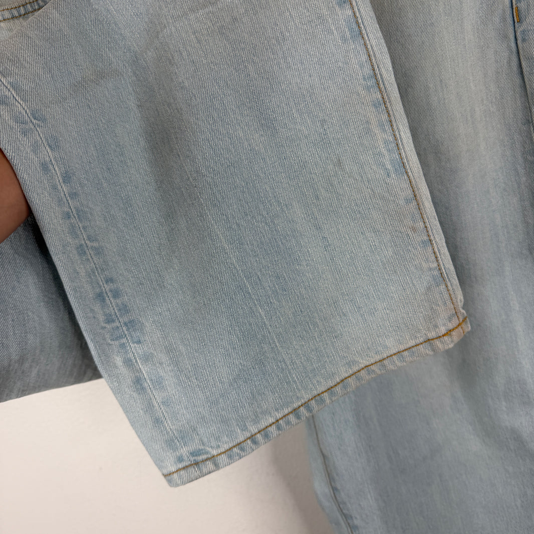 Supreme Light Wash Baggy Jeans