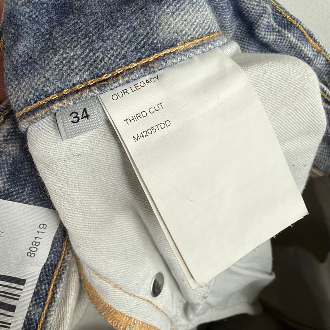 Our Legacy Trompe L'oeil Third Cut Jeans