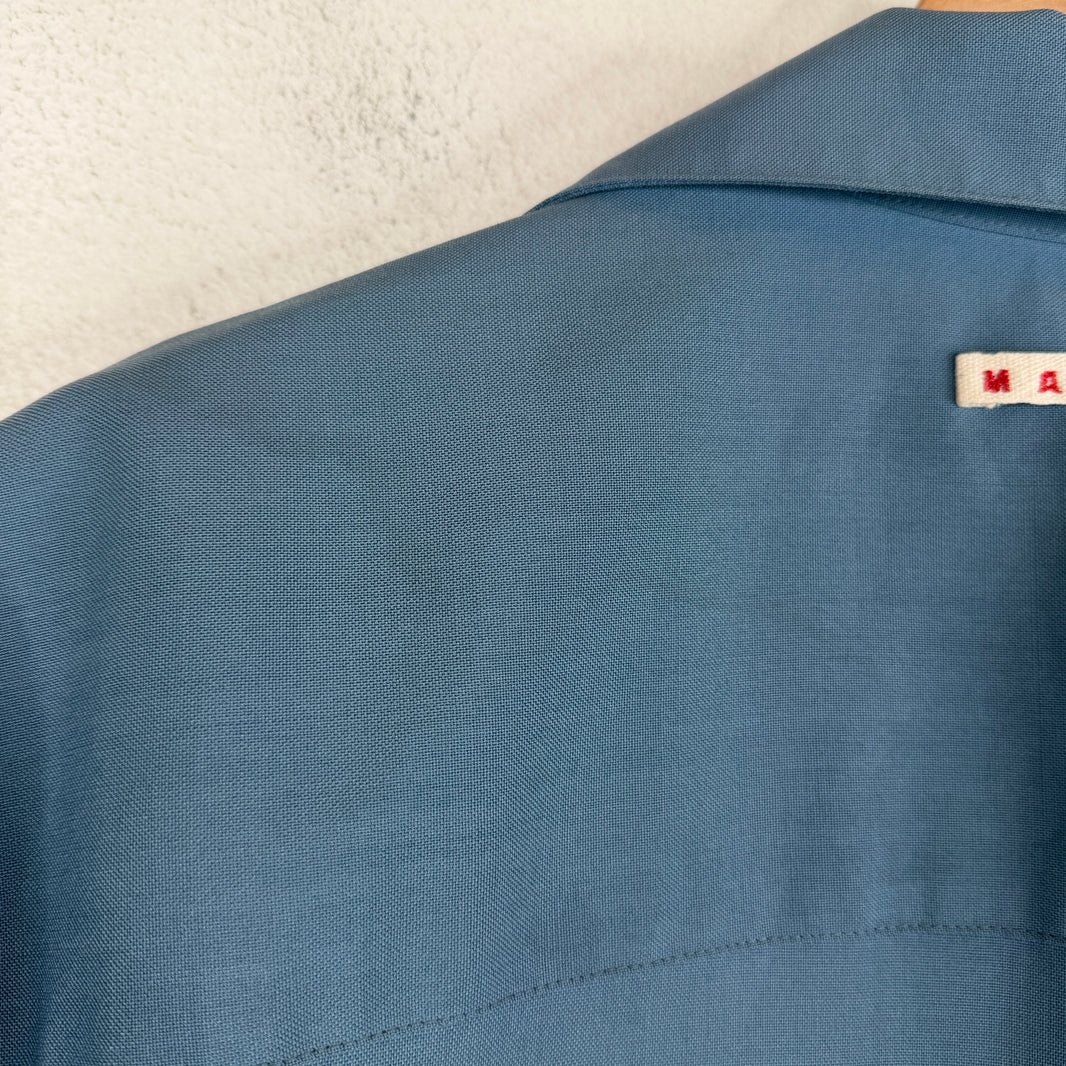 Marni Blue Button Up Shirt