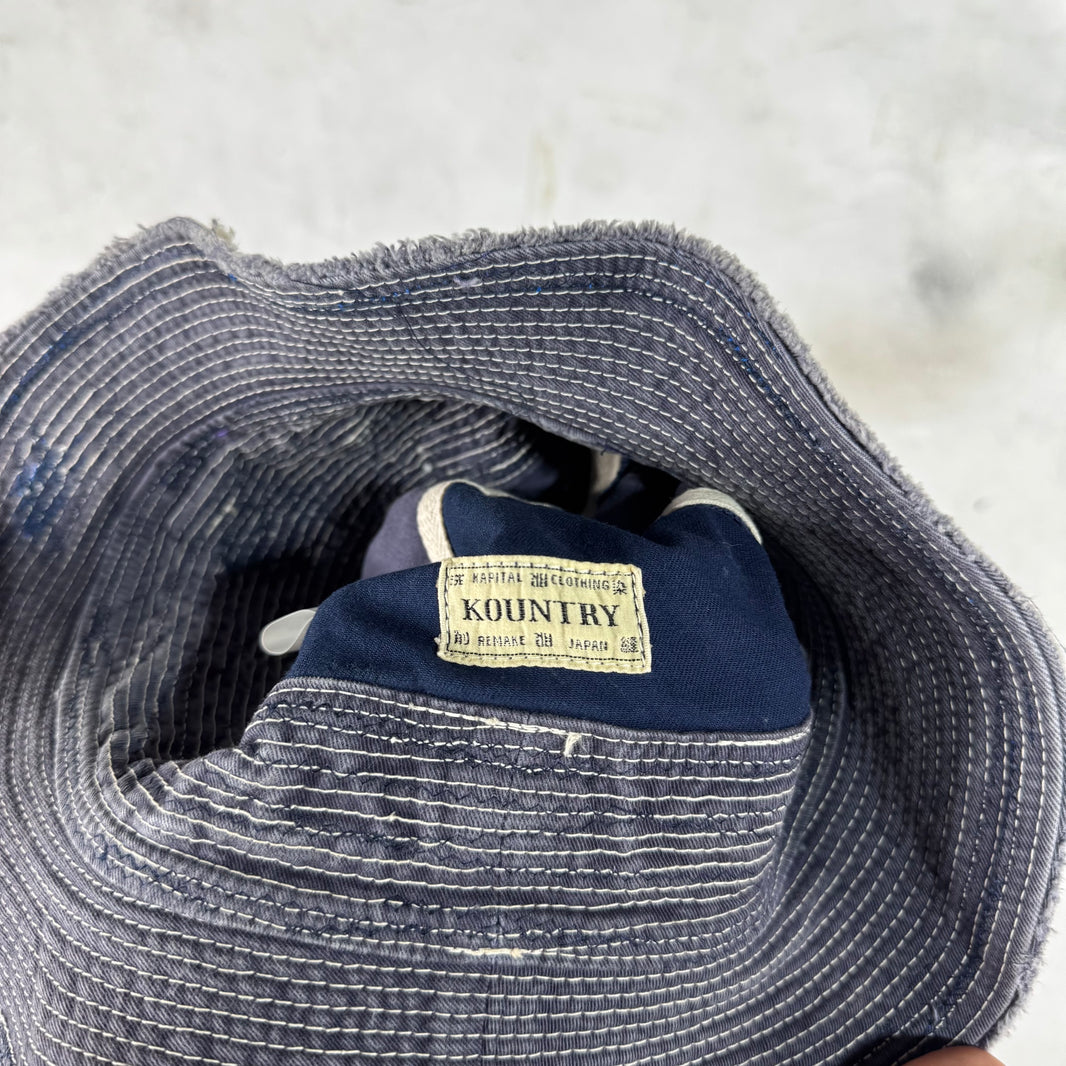 Kapital Grey Old Man & The Sea Bucket Hat