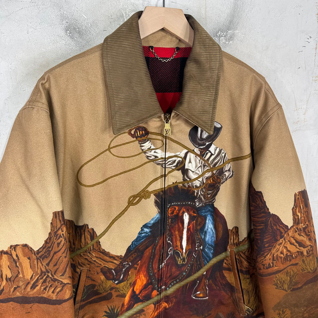 Louis Vuitton Western Cowboy Lined Work Jacket