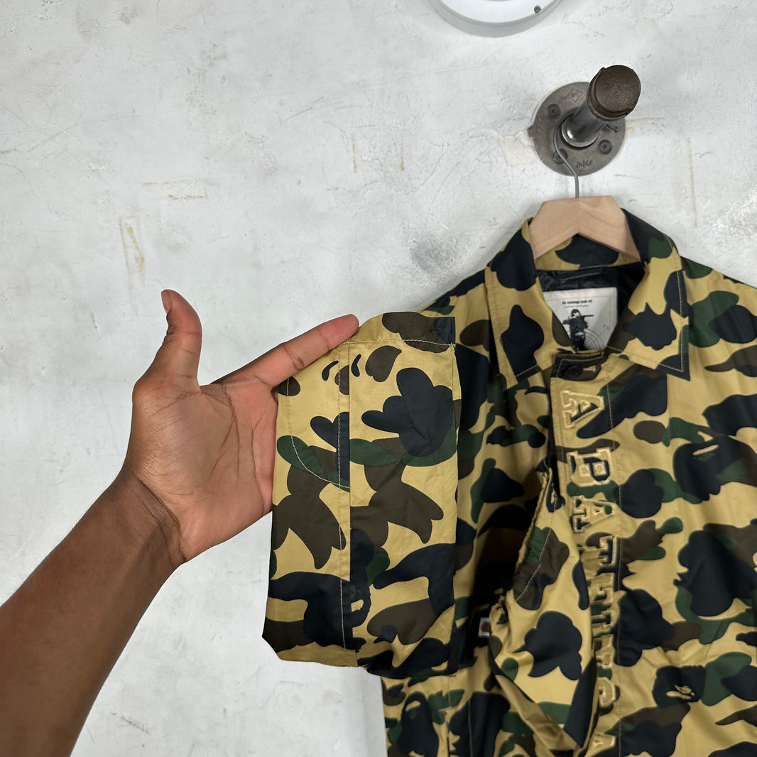A Bathing Ape Packable Nylon Trenchcoat