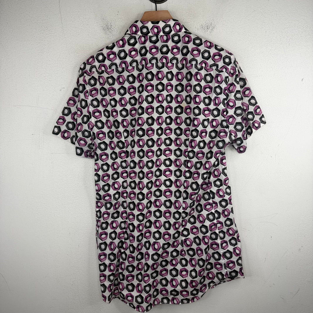 Prada Purple Bolts S/S Shirt