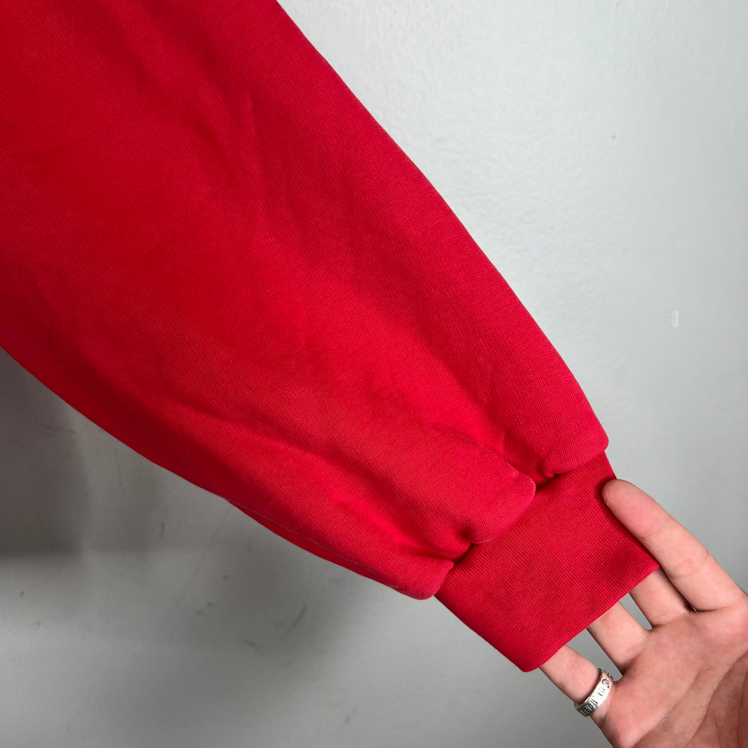 Balenciaga Sample Red Vogue Zip Up Hoodie