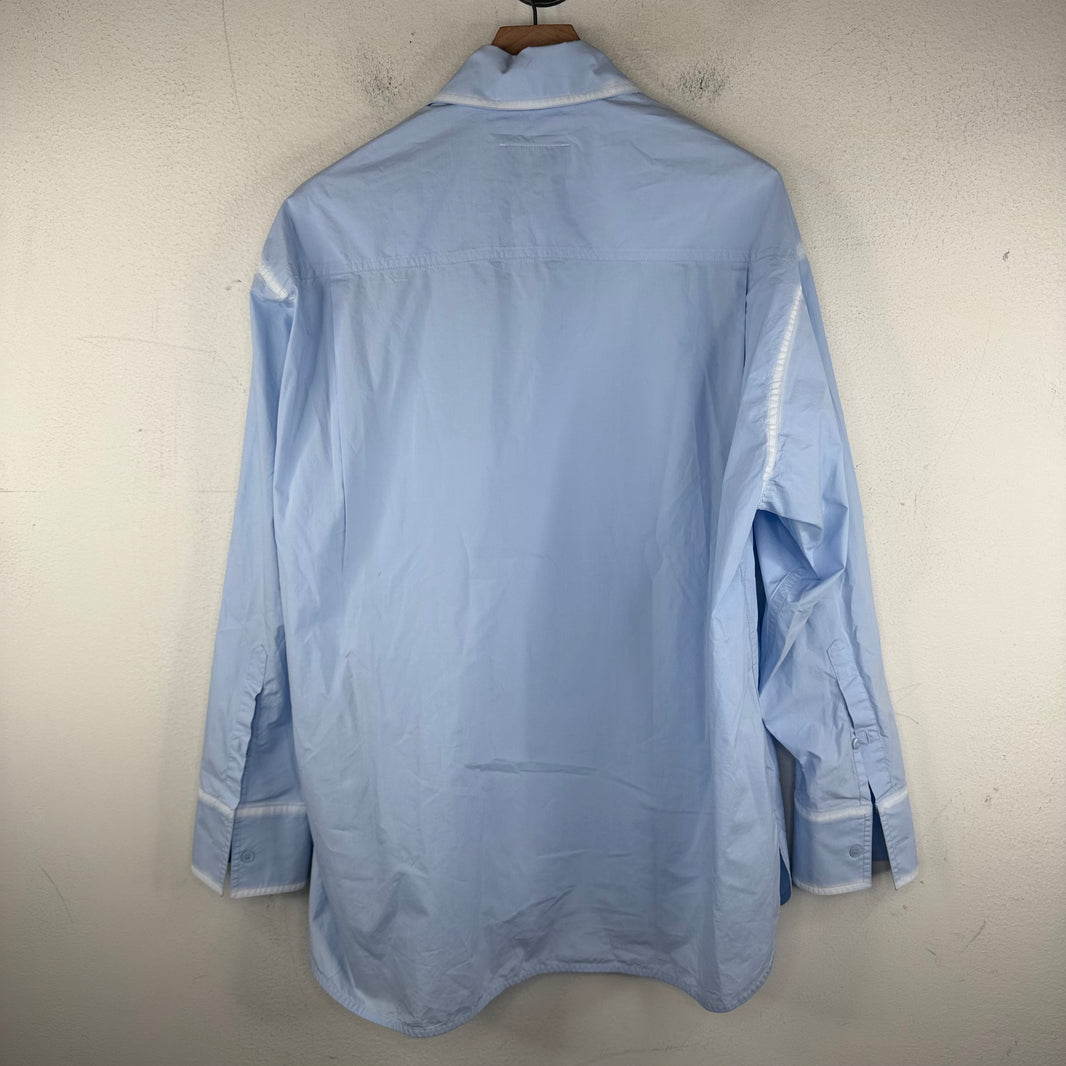 MM6 Worn Effect Button Up LS Shirt