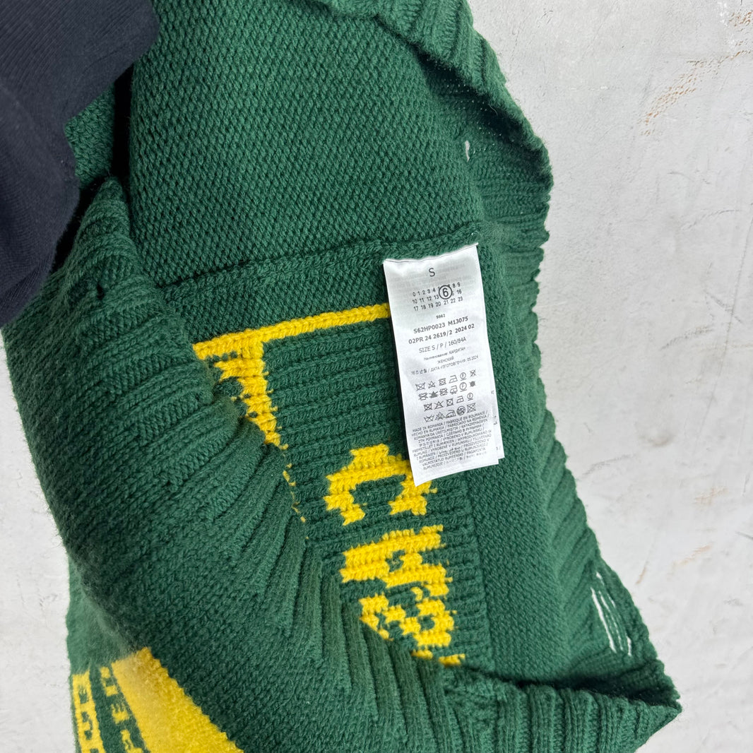 MM6 Lost Pet Heavy Cardigan