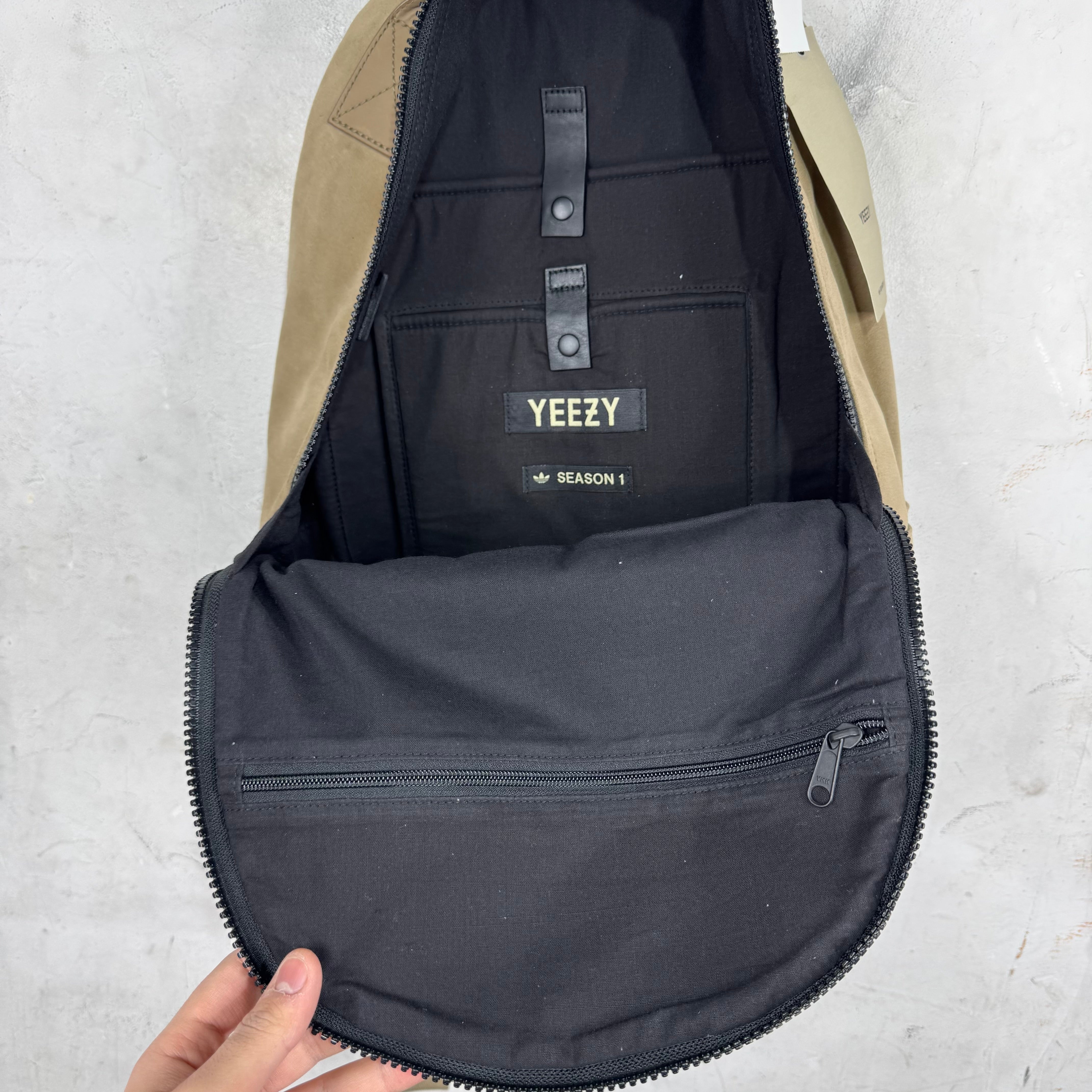 Yeezy Season 1 Suede Leather Backpack – www.Lukes.store