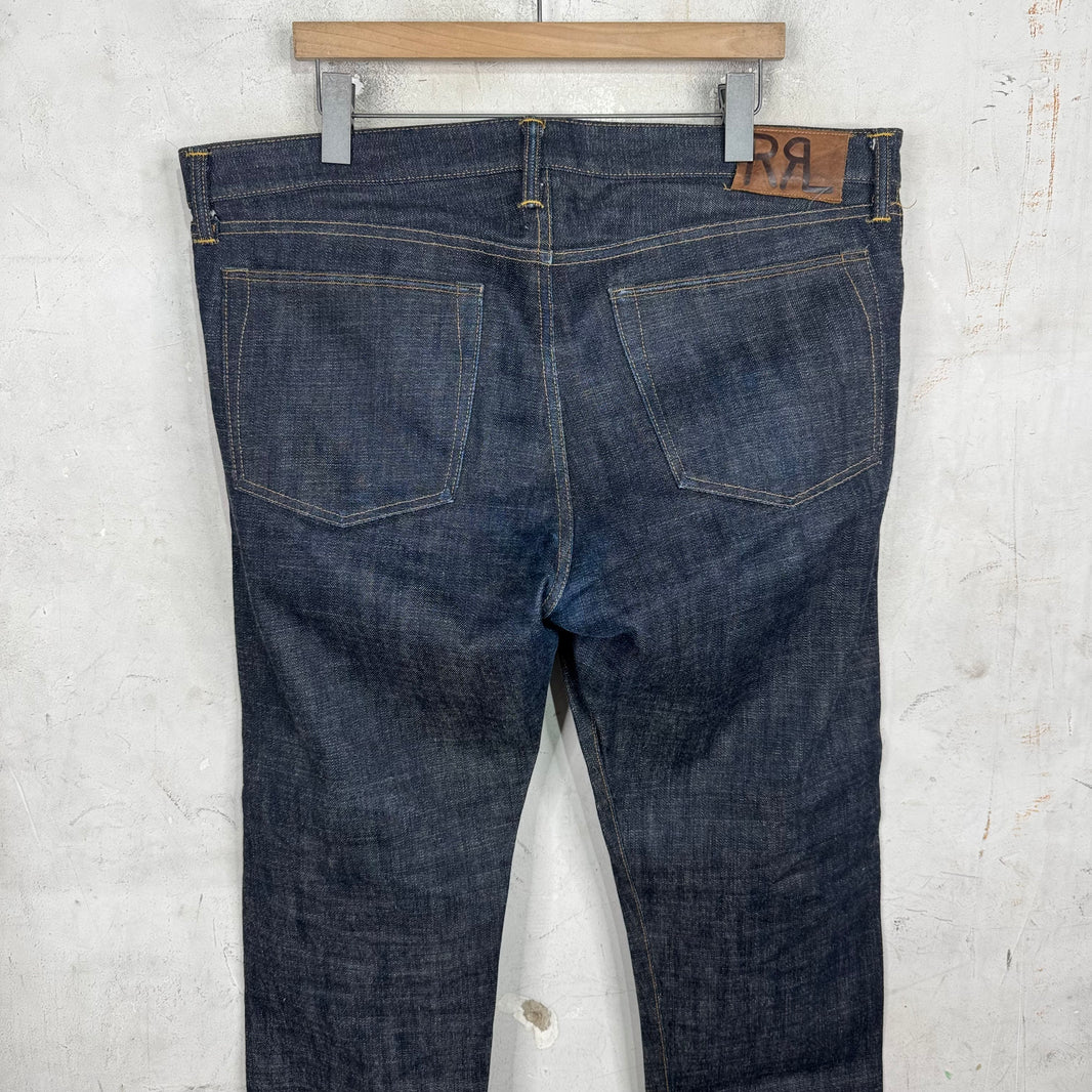 RRL Slim Narrow Raw Selvedge Jeans