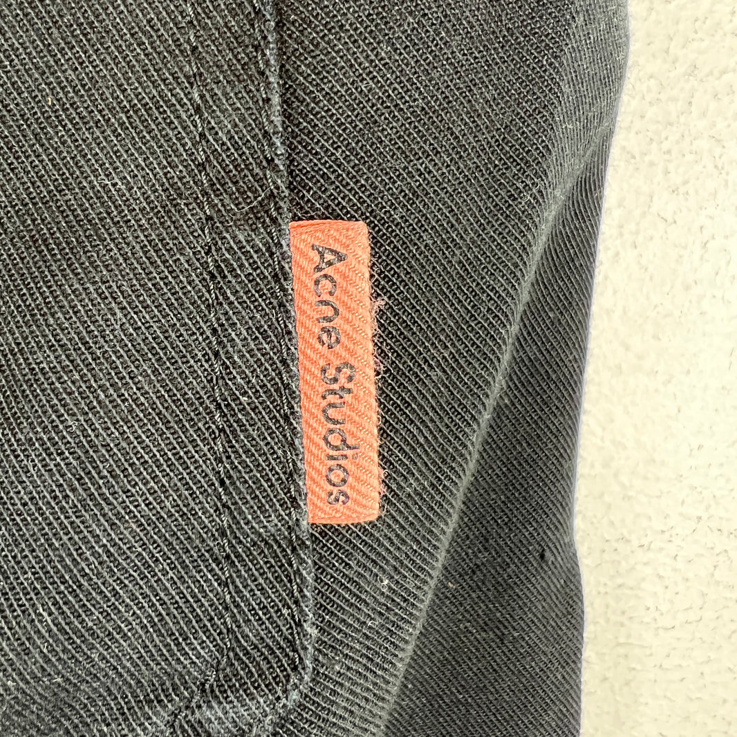 Acne Studios Black Straight Leg Trousers