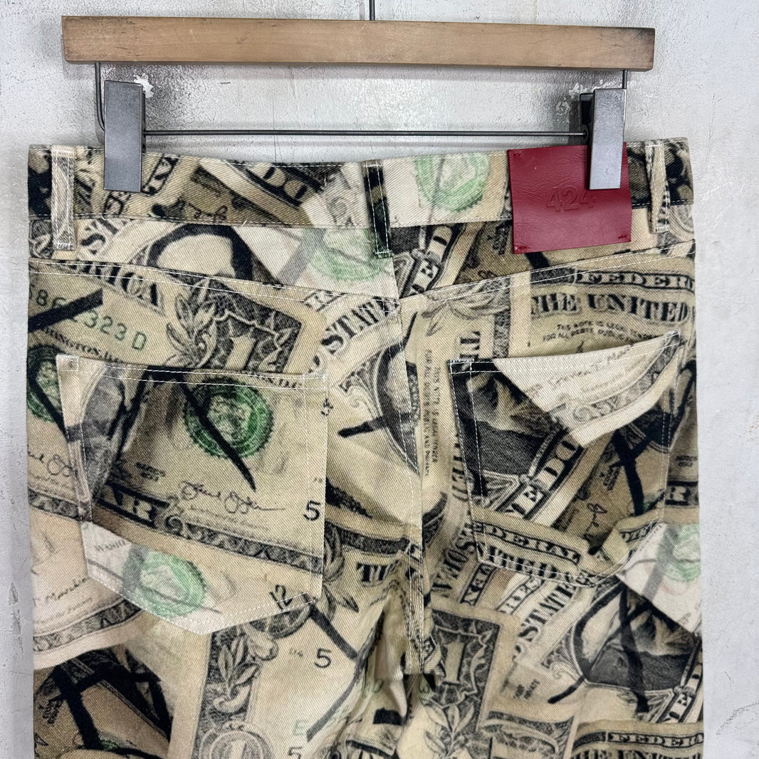 424 Money Print Jeans