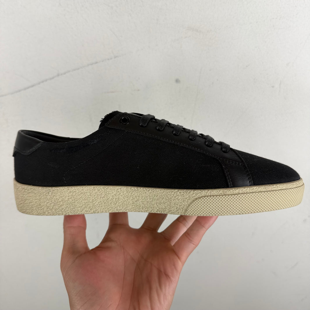 Saint Laurent Black Court Classic Sneakers