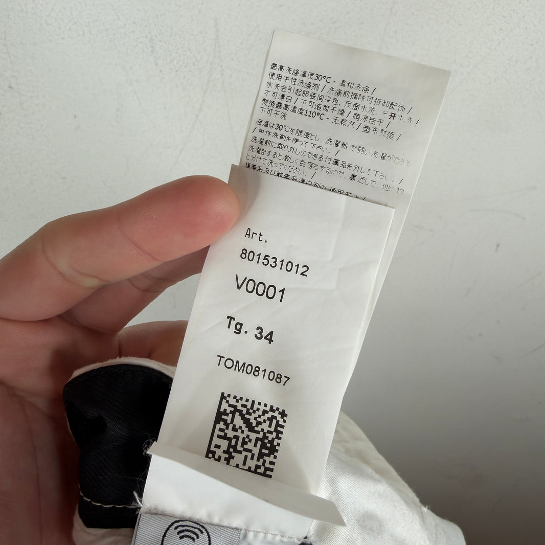 Stone Island White Cargo Pants