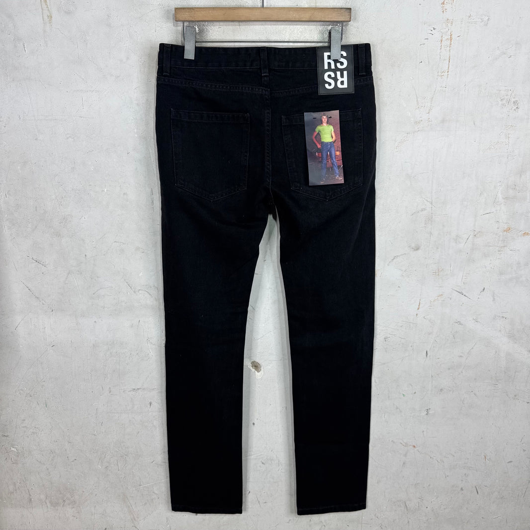 Raf Simons SS21 Black Redux Freedom Window Jeans