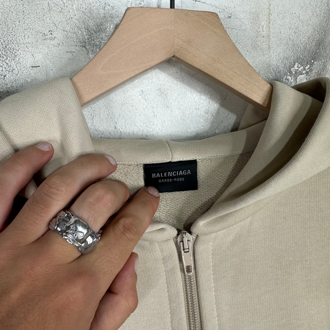 Balenciaga Garde Robe Zip Hoodie