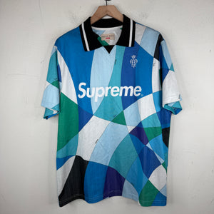 Supreme Blue Emilio Pucci Soccer Jersey