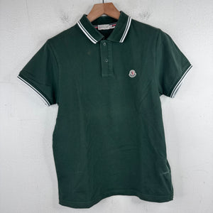 Moncler Green Logo Polo Shirt