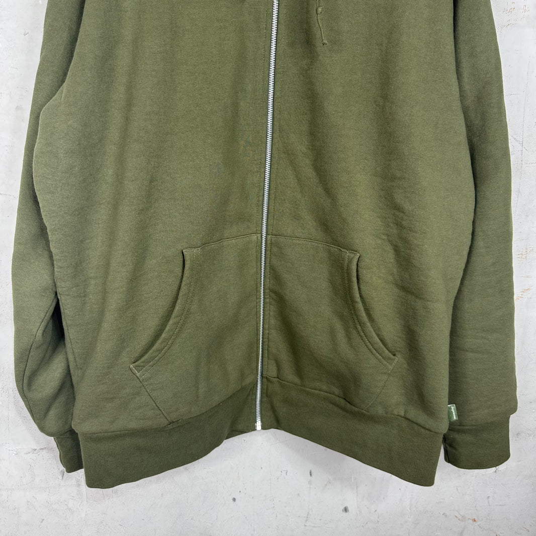 Supreme Thermal Lined Hood Logo Zip Hoodie