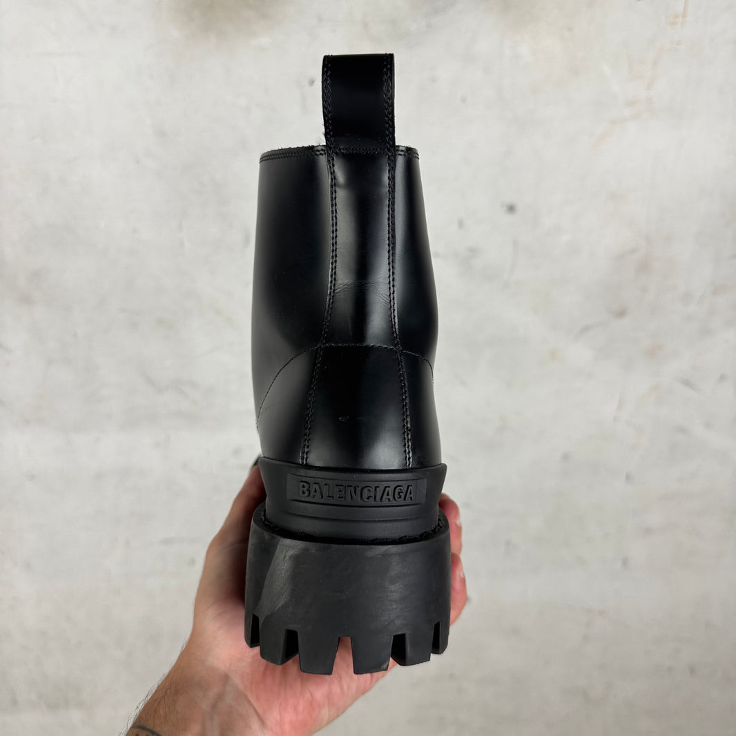 Balenciaga Leather Strike Boots