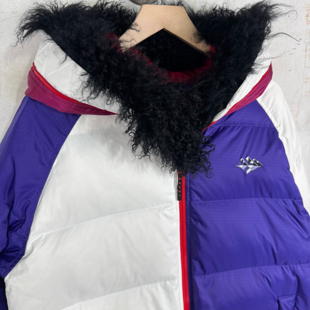 Marni Shearling Colorblocked Seam Down Jacket
