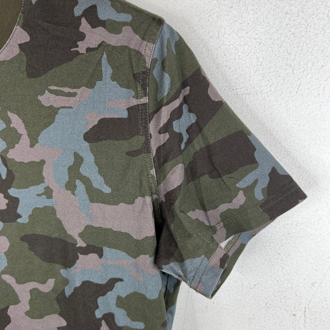 Givenchy Camo/Floral Elongated T-Shirt