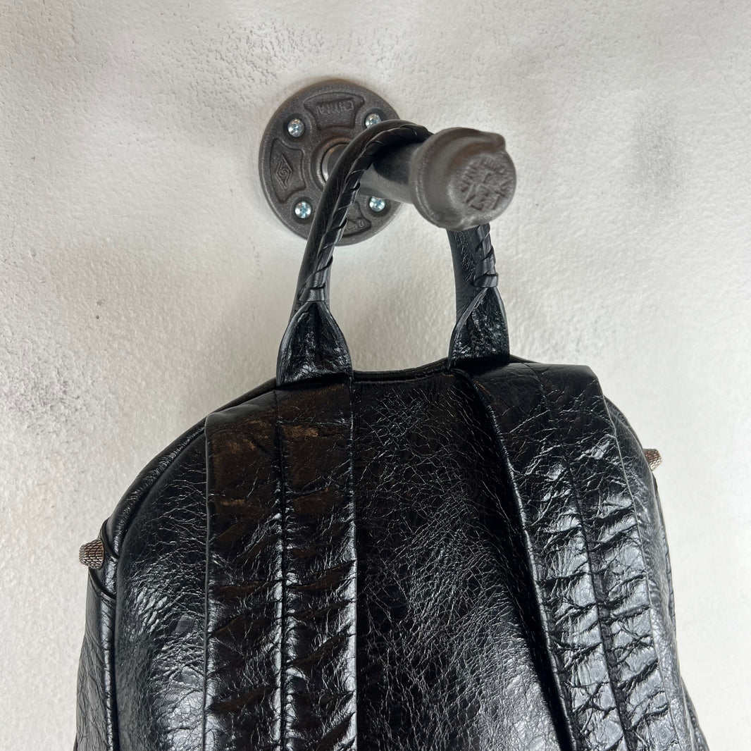Balenciaga Wrinkled Le Cagole Backpack