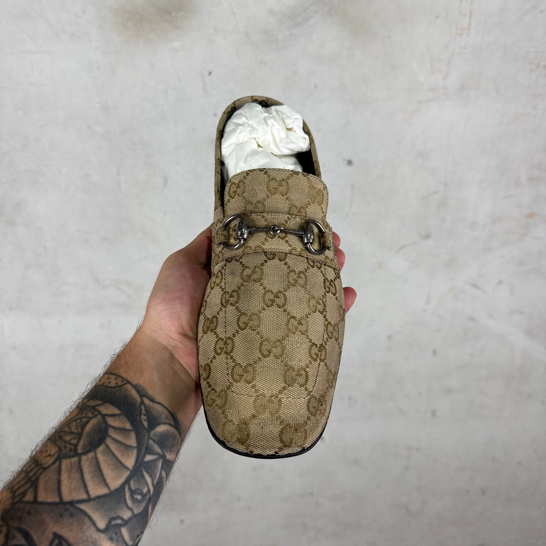 Gucci Monogram Ragazzo Mules