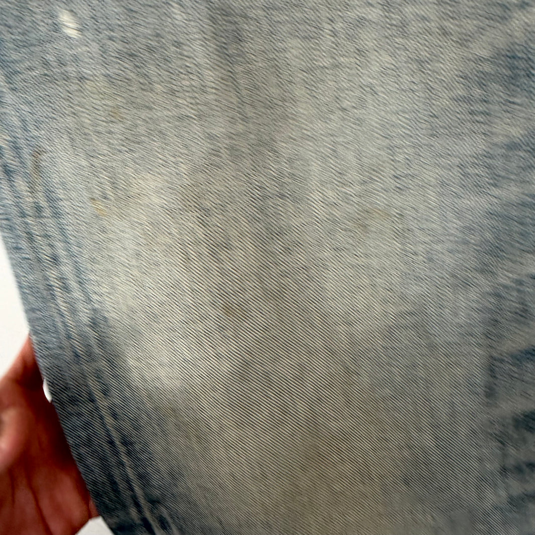 RRL Light Blue Wash Repaired Jeans