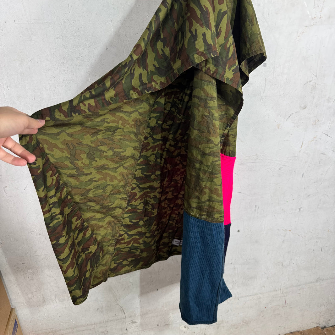 CDG Good Design Shop Camo Patchwork Scarf