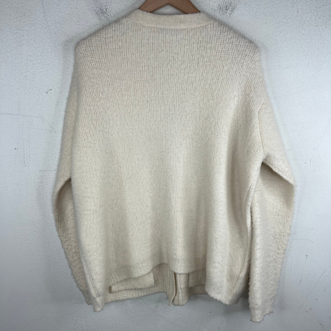 Miu Miu White Wool Cardigan