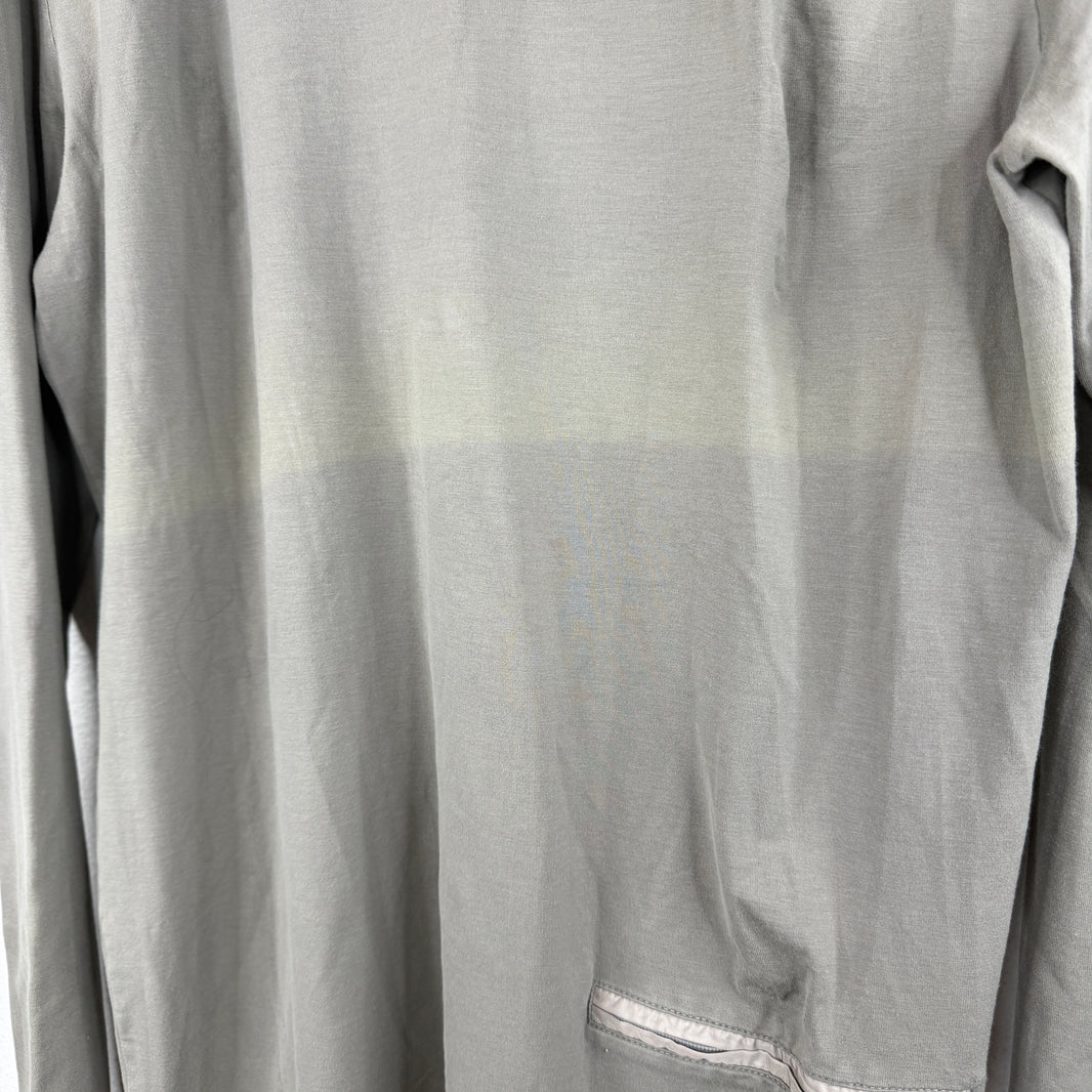 Prada Linea Rossa Gray Back Pocket LS shirt