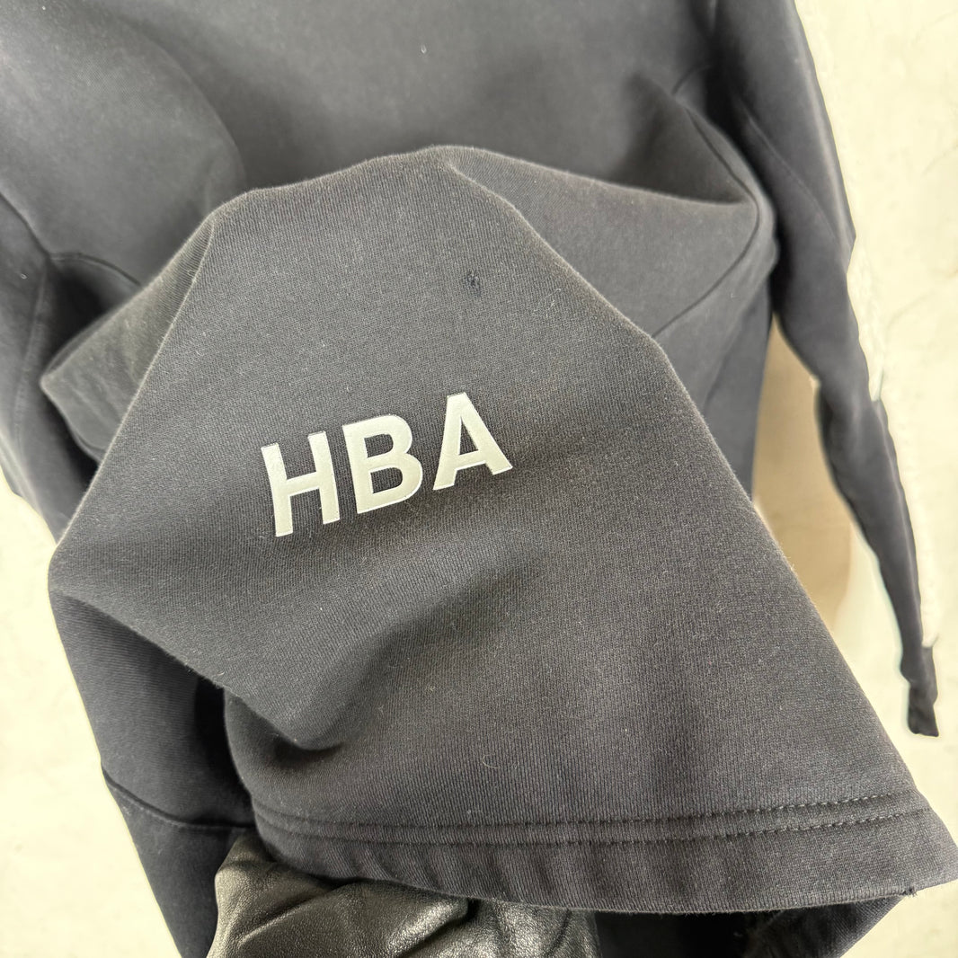 HBA Padded Stripe Crewneck