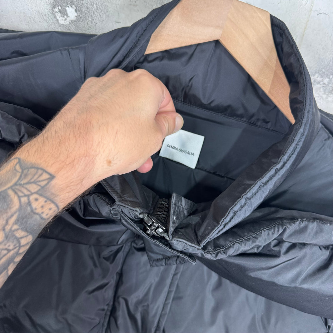 Vetements Upside Down Parental Advisory Down Jacket
