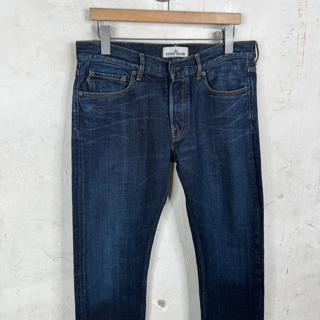 Stone Island Dark Blue Jeans