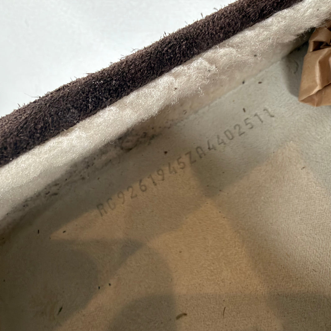 Hermes Shearling Lined Lazy Loafers