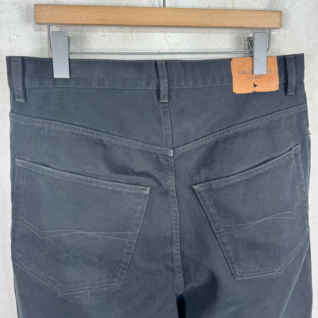 Balenciaga Looser Fit Black Jeans
