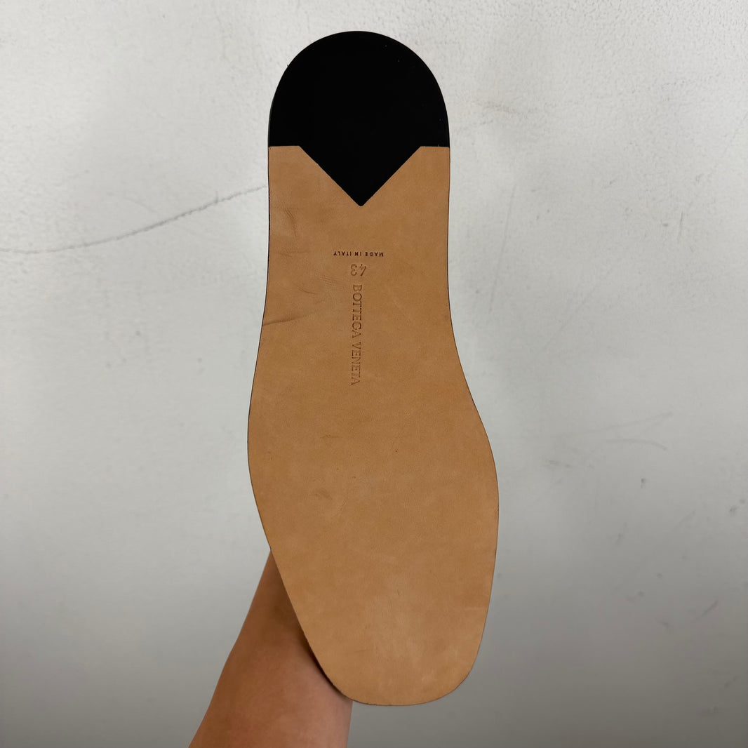 Bottega Veneta Intrecciato Leather Sunday Slippers