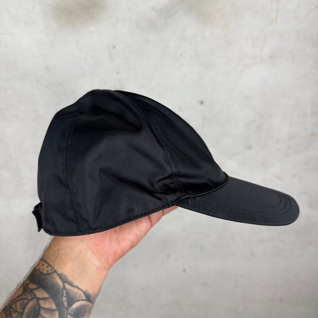 Prada Nylon Rubber Patch Hat