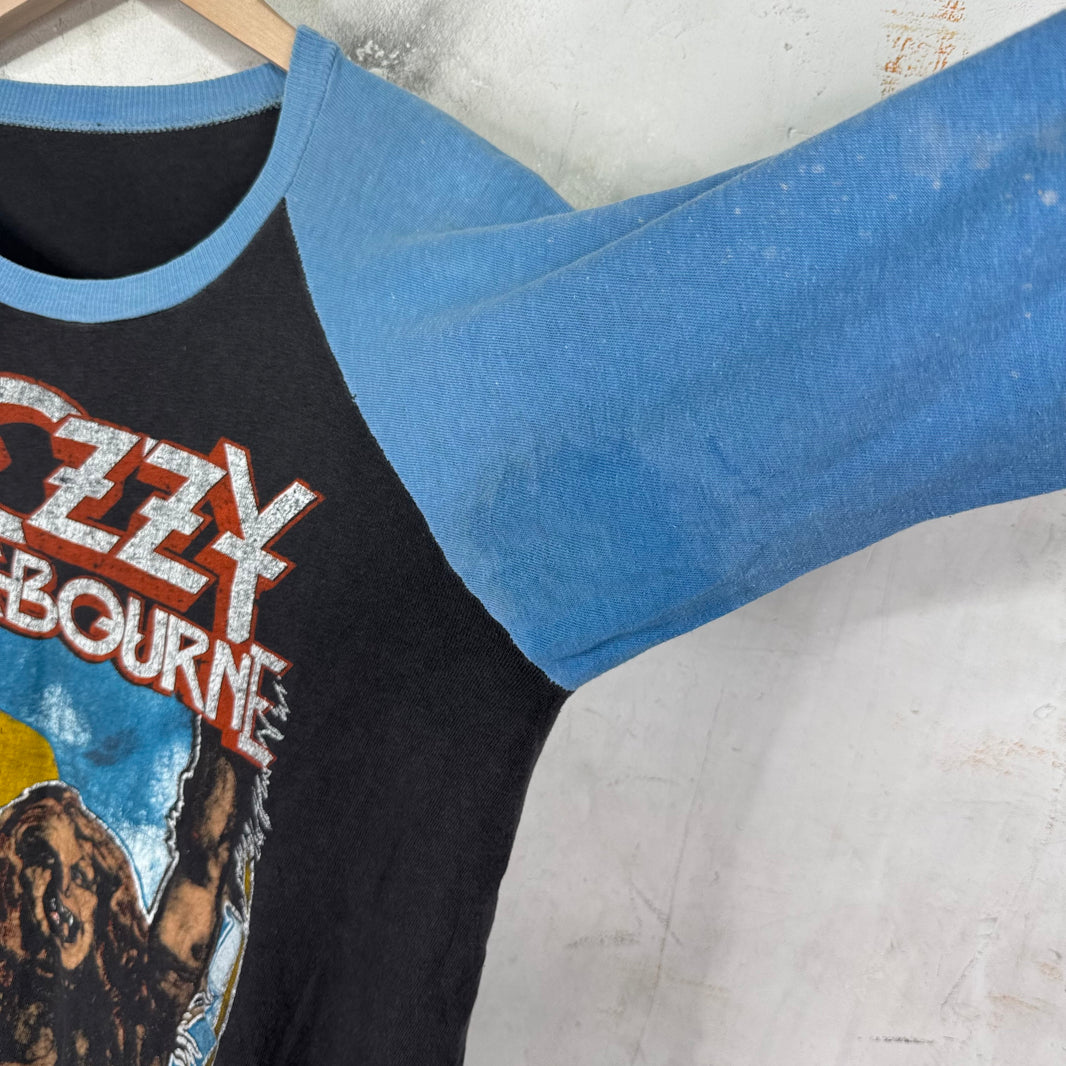 Vintage 80's Ozzy Osbourne Raglan T-Shirt