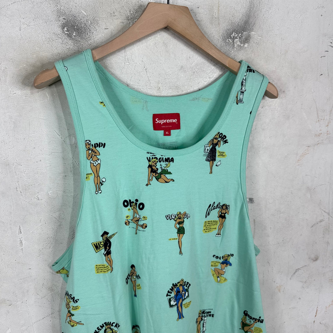 Supreme Mint Girls Tank