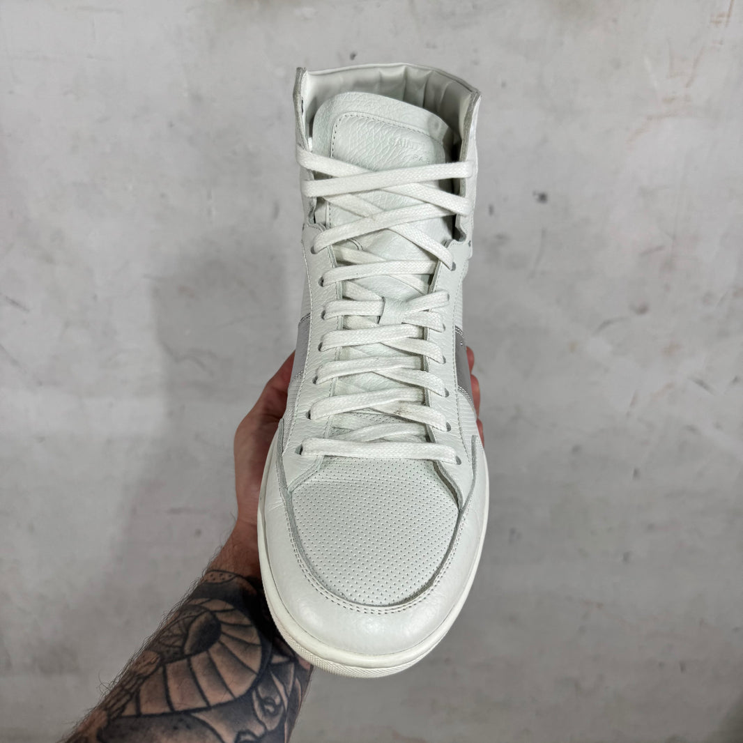 Saint Laurent White/Silver SL/10H Sneakers