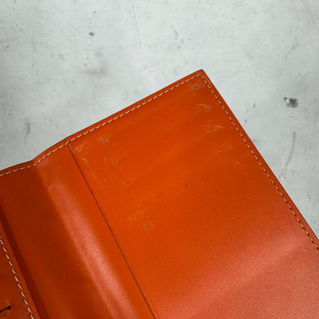 Goyard Orange Passport Holder