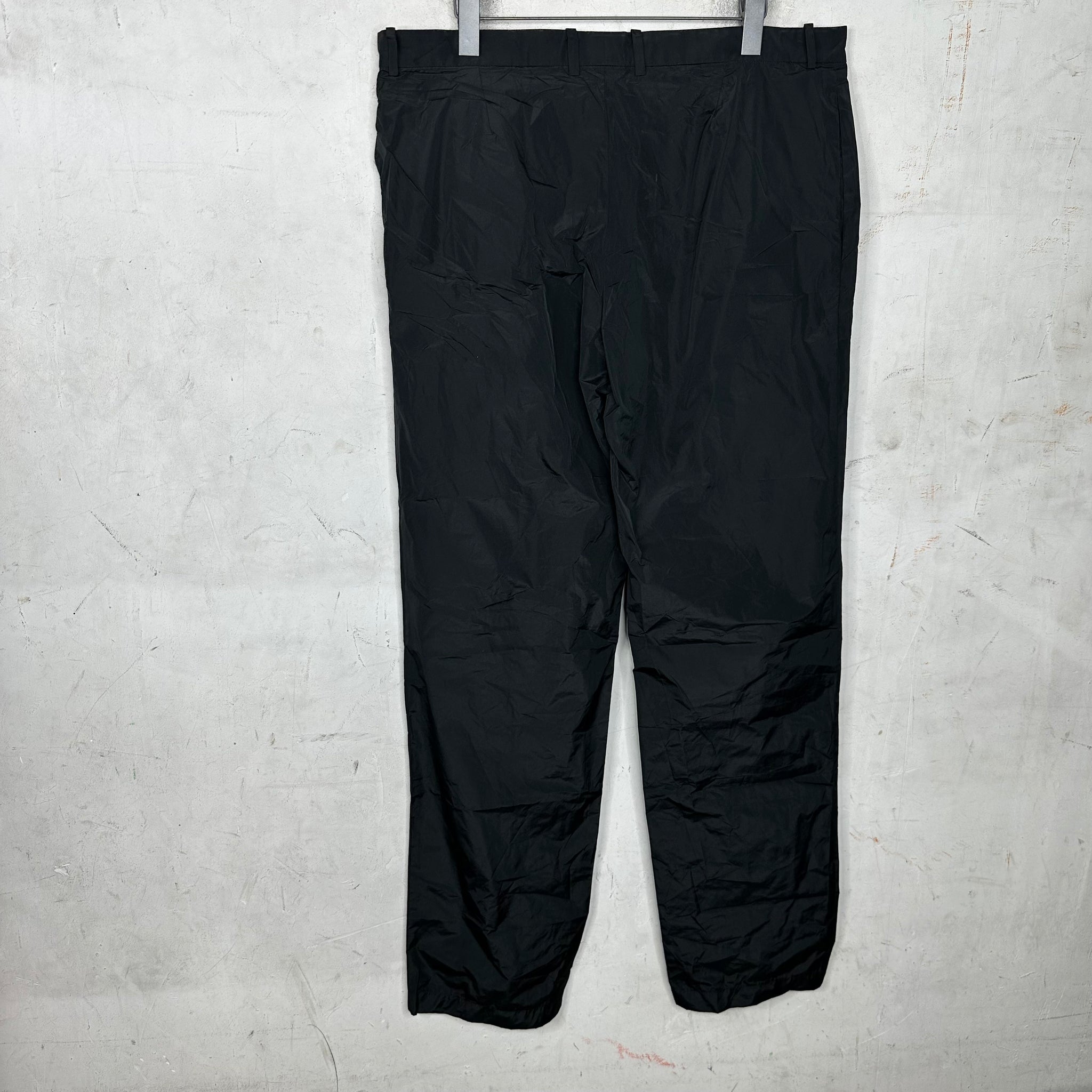 Balenciaga Wide Leg Nylon Trousers