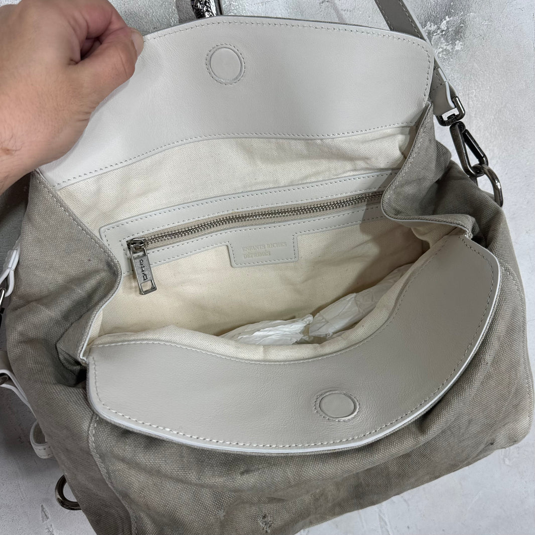 ERD Small Brass Handle Mail Canvas Bag