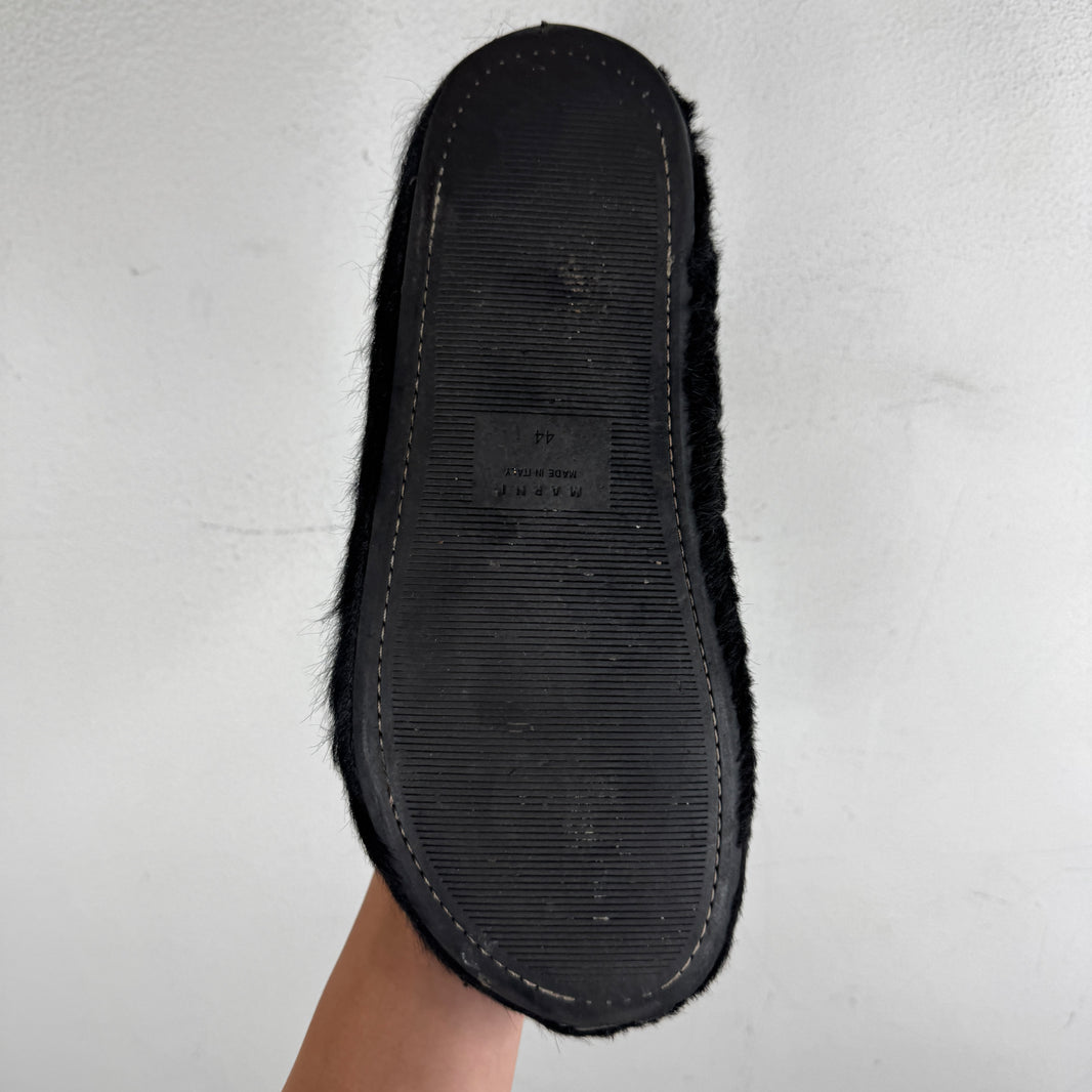 Marni Black Fussbett Mules