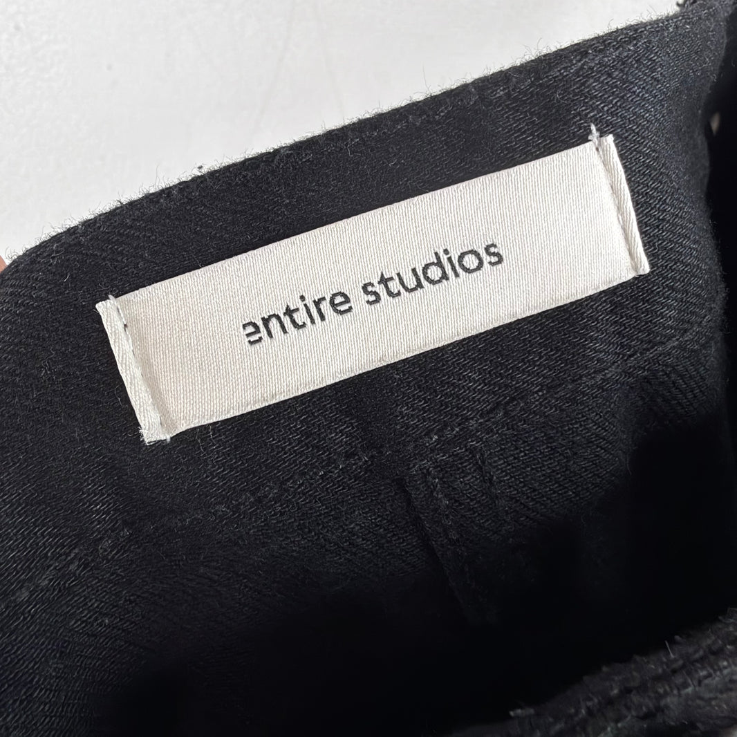Entire Studios Waxed Baggy Jeans