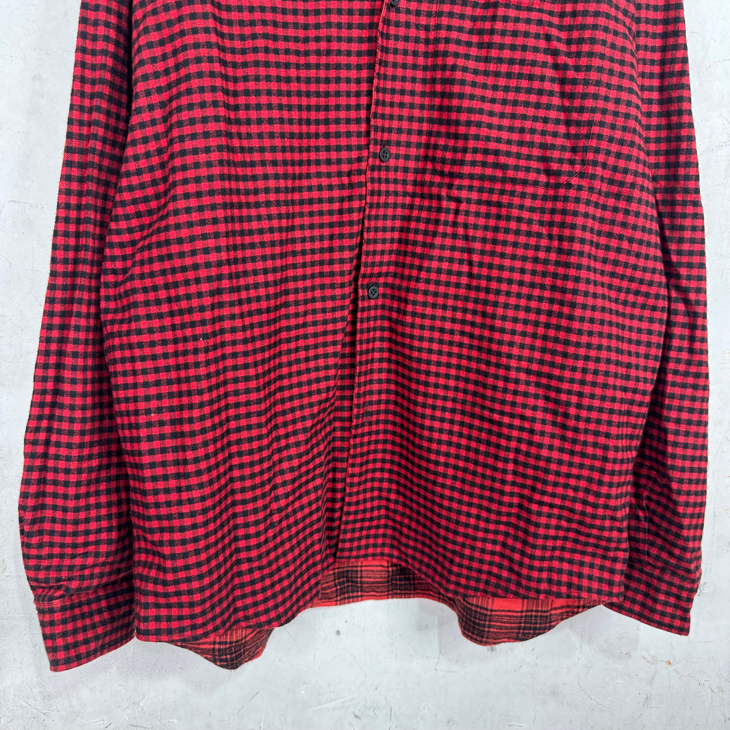 Balenciaga Multi Plaid Red Flannel