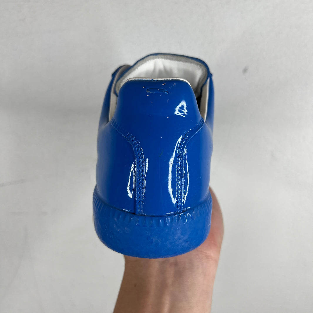 Margiela Blue Patent Leather Replica Sneakers