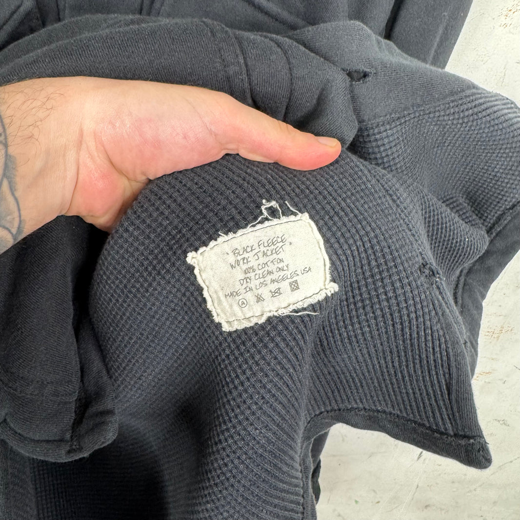 Greg Lauren Thermal Lined Heavy Cardigan