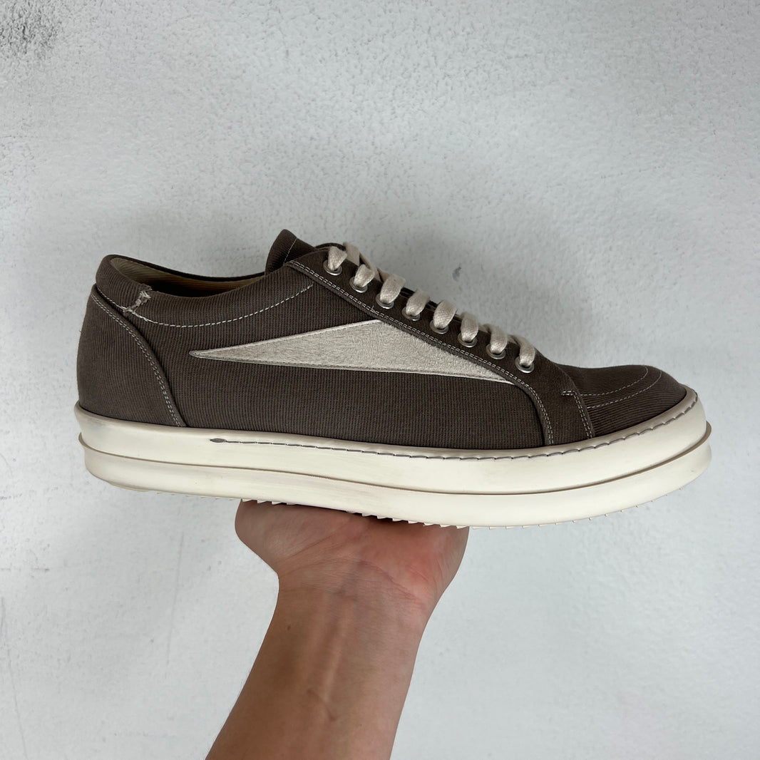 DRKSHDW Gray Canvas Twill Vans Sneakers