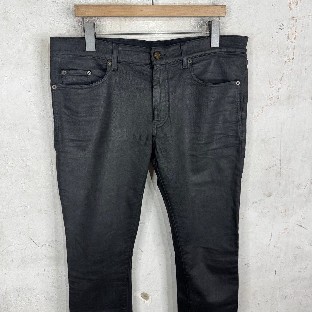 Saint Laurent Waxed D02 Jeans